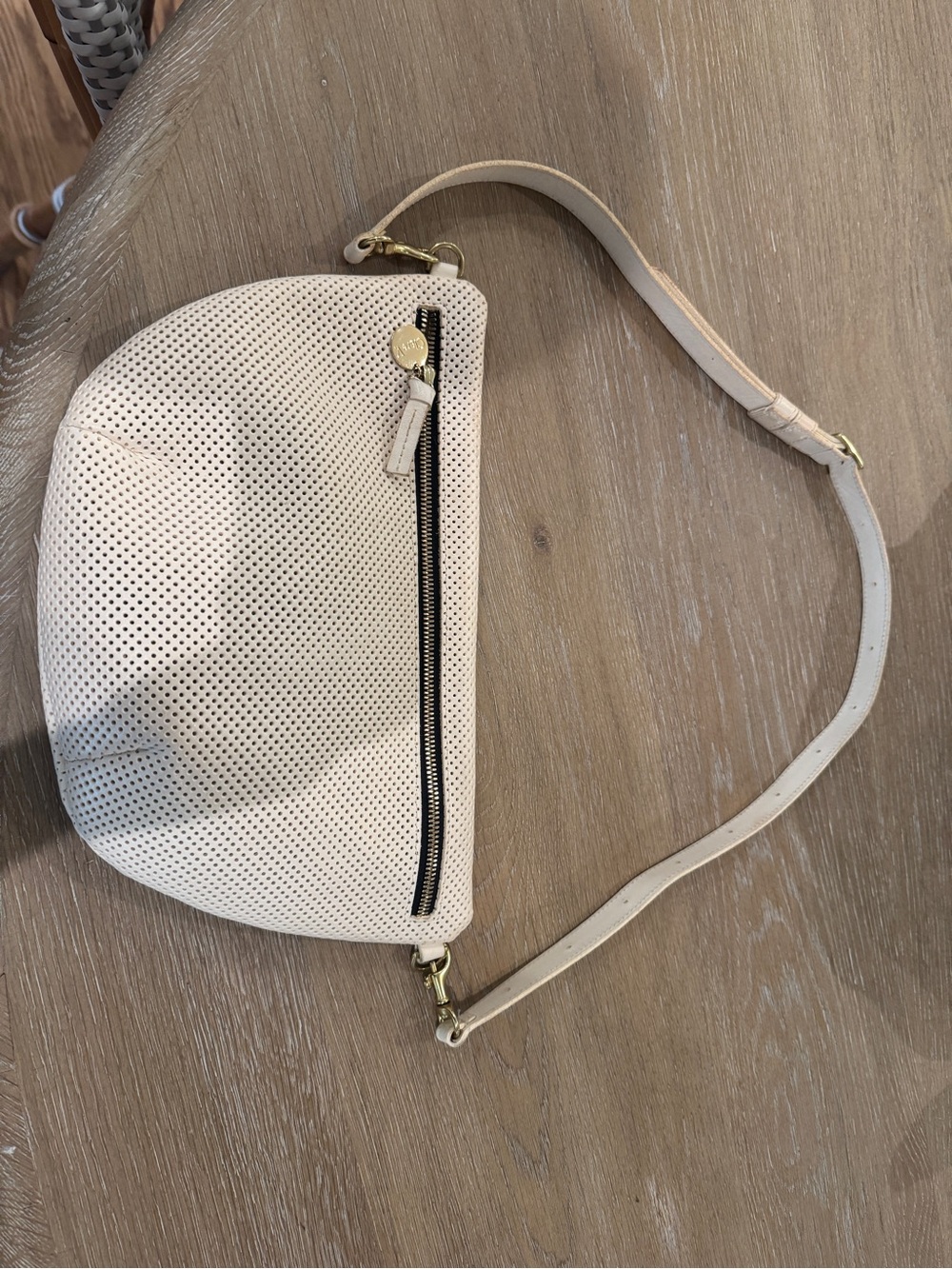 Clare V grande Fanny cream bag. Great condition.